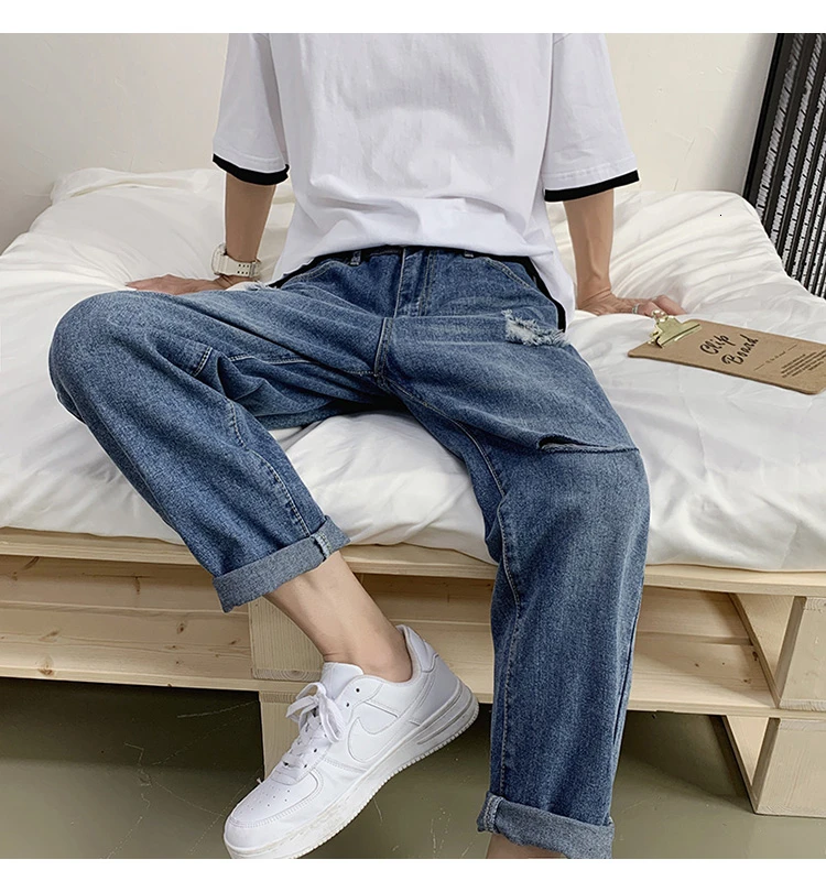 street hip hop collages casual jeans