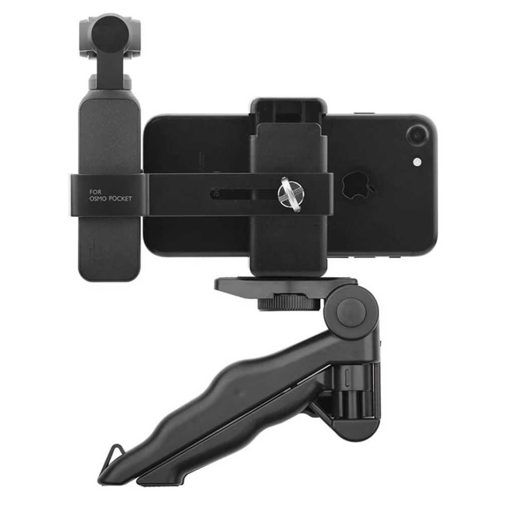Camera Extended Mounting Phone Clip Holder Tripod For DJI Osmo Pocket Accessories Mobile Phone Holder Mount Set Fixed Stand