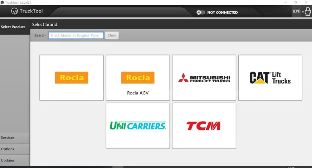 TruckTool 3.4.1 [12,](диагностическая программа для вилочных подъемников Mitsubishi, вилочных погрузчиков Cat, TCM, UniCarriers Rocla вилочных подъемников