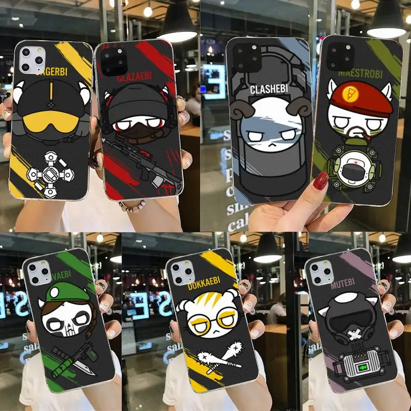 Мягкий чехол Rainbow Six Siege для iPhone 11 pro XS MAX 8 7 6 6S Plus X 5S SE 2020 XR | Мобильные телефоны и