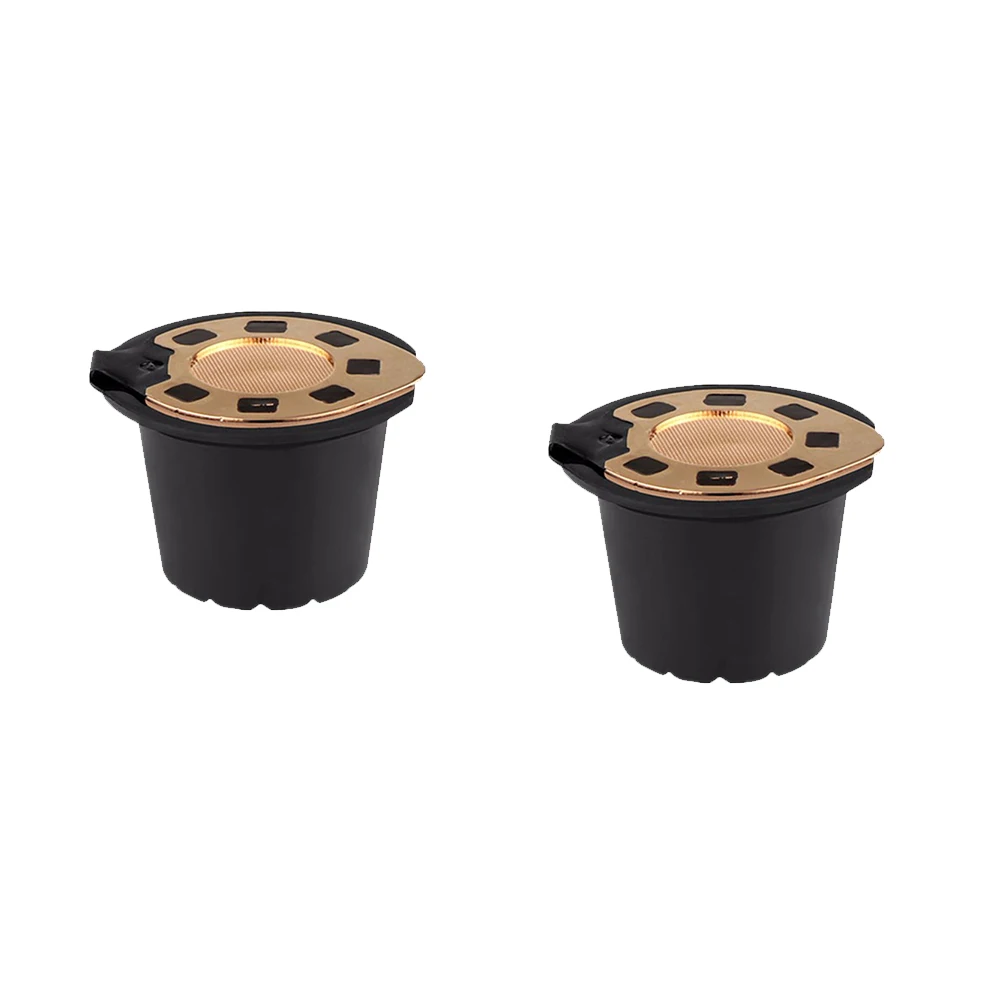 Nespresso, фильтр для кофе из нержавеющей стали, многоразовая перезаправляемая кофейная капсула, чашка для длительного обслуживания, материал для пищевых продуктов - Цвет: 2Gold