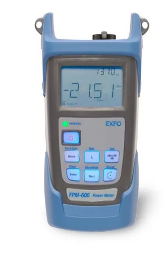 

Free Shipping Original EXFO Optical Power Meter FPM-600 (FPM-602 FPM-602X) 40 wavelengths memory capacity of 1000 data items