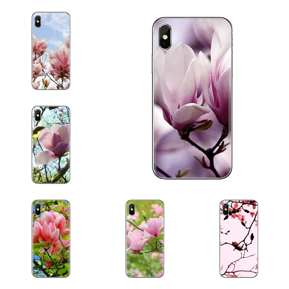 For Xiaomi Redmi 4 3 3S Pro Mi3 Mi4 Mi4i Mi4C Mi5 Mi5S Mi Max Note 2 sweet magnolia flower Soft Transparent Shell Covers |