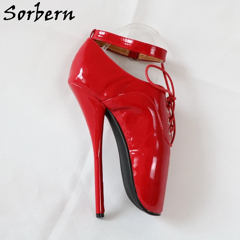 Pleaser 4" Shiny Red Patent Classic Pointy Toe Pumps Heels Drag Plus 6-17 