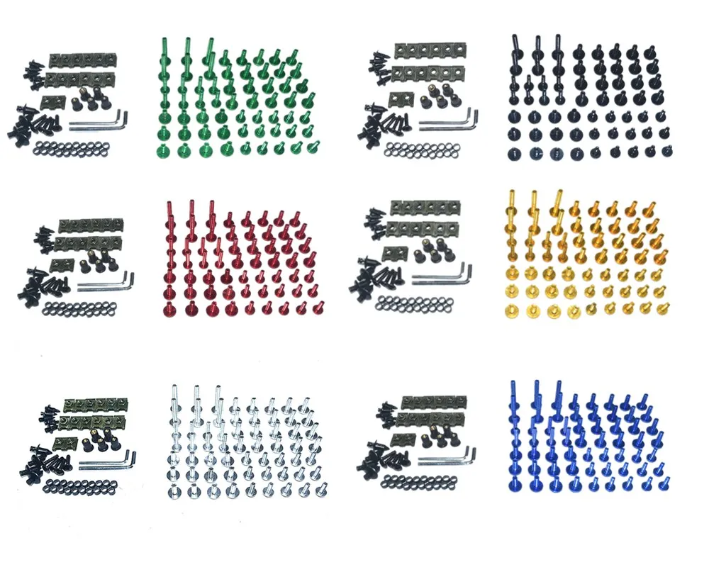 Мотоцикл Полный Обтекатель Болты Комплект болты для кузовных работ подходит DUCATI ST2 1998-2003