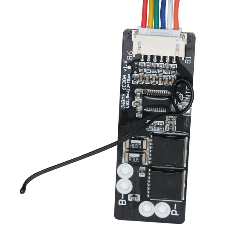 6S 30A литий ионная Защитная плата для литиевых батарей BMS 18650 ячеек 6 см температура