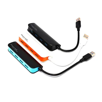 

4-Port USB 3.0 Ultra Slim Data Hub HDMI Adapter Dock for MacBook Pro Huawei Mate 30 USB 3.0 Splitter 4 Port HUB