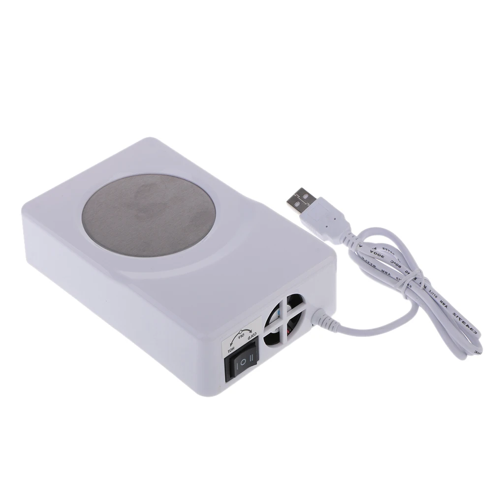 Portable USB Warmer and Cooler Coaster Tea Coffee Mug Bottle Drink Pad Gift