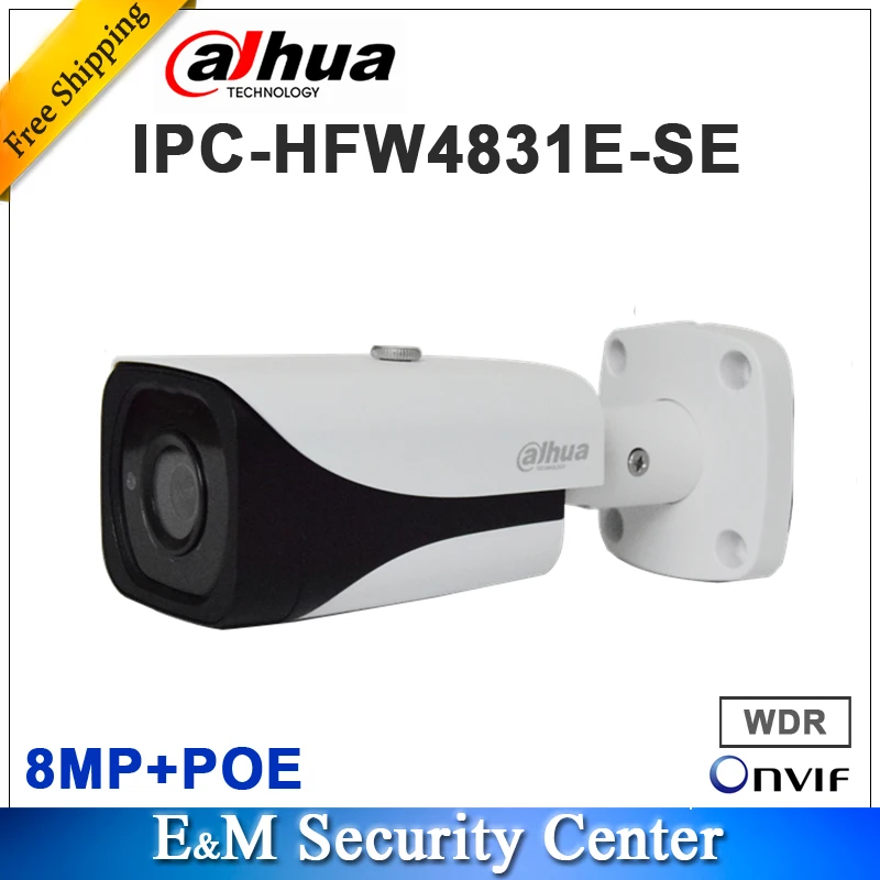 Оригинальный английский dahua IPC-HFW4831E-SE с логотипом на английском языке 8MP WDR ИК Мини