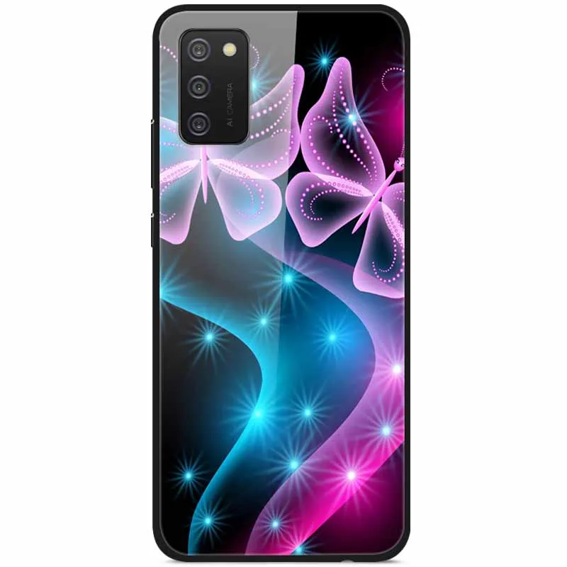 samsung cute phone cover For Samsung A31 A41 A71 Case Tempered Glass Hard Phone Cover For Samsung Galaxy A51 Case A 51 Protective Fashion Funda coque kawaii phone cases samsung