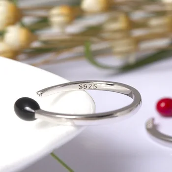 

Acecare Korean version of s925 silver personality couple ring men and women temperament tide people match head opening ring fact