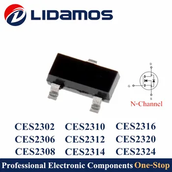 

200PCS 20V 30V CES2324 CES2302 CES2306 CES2308 CES2312 CES2310 CES2314 CES2316 CES2320 SOT23 Made in China High quality Msofets