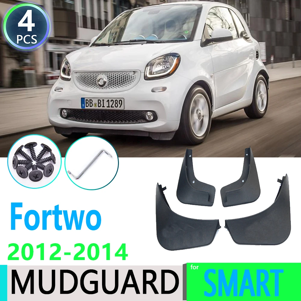 Per Smart Fortwo W453 453 2015 ~ 2019 2016 2017 2018 Parafango Auto Parafango Mud Flap Guard Splash Flap Auto Accessori