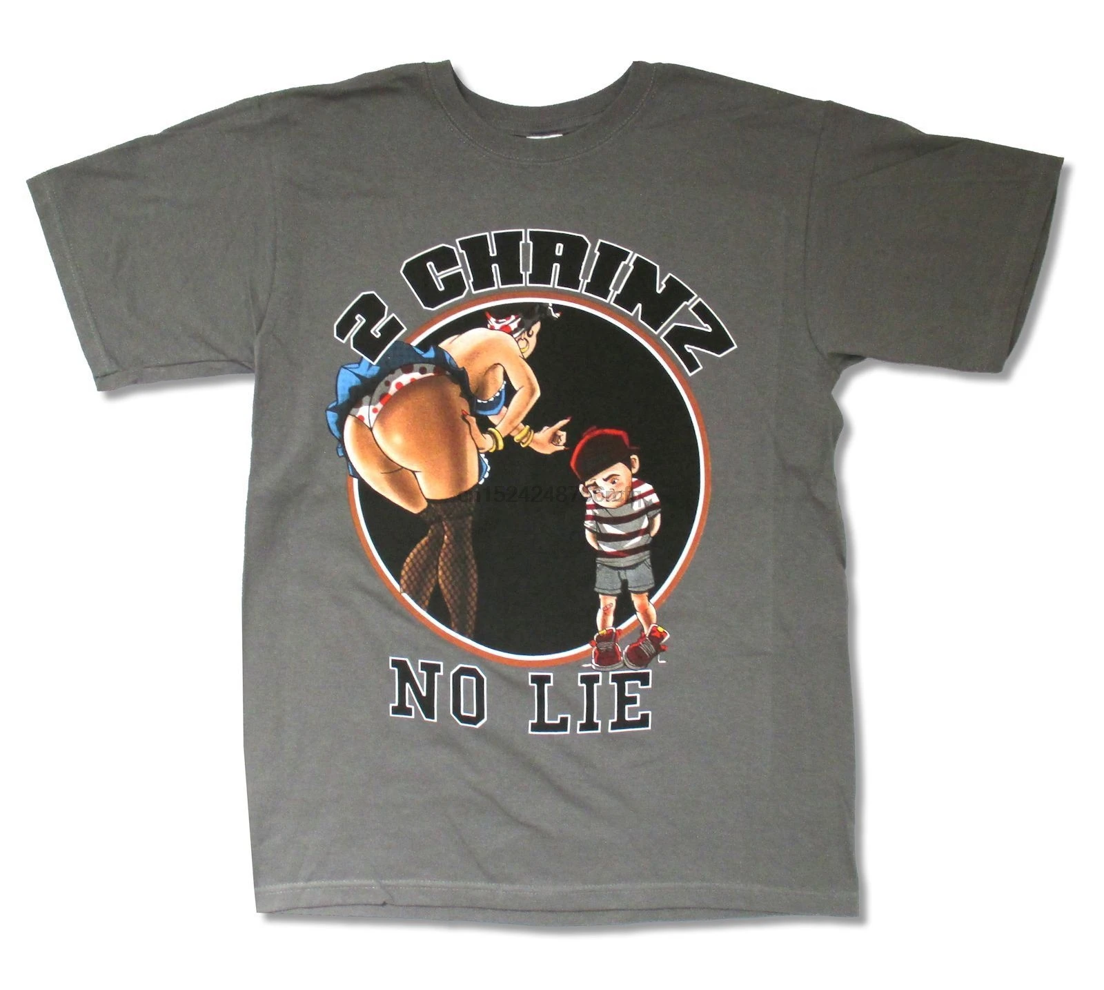 2 CHAINZ NO LIE CHARCOAL BAND MUSIC T-SHIRT NEW OFFICIAL ADULT | Мужская одежда