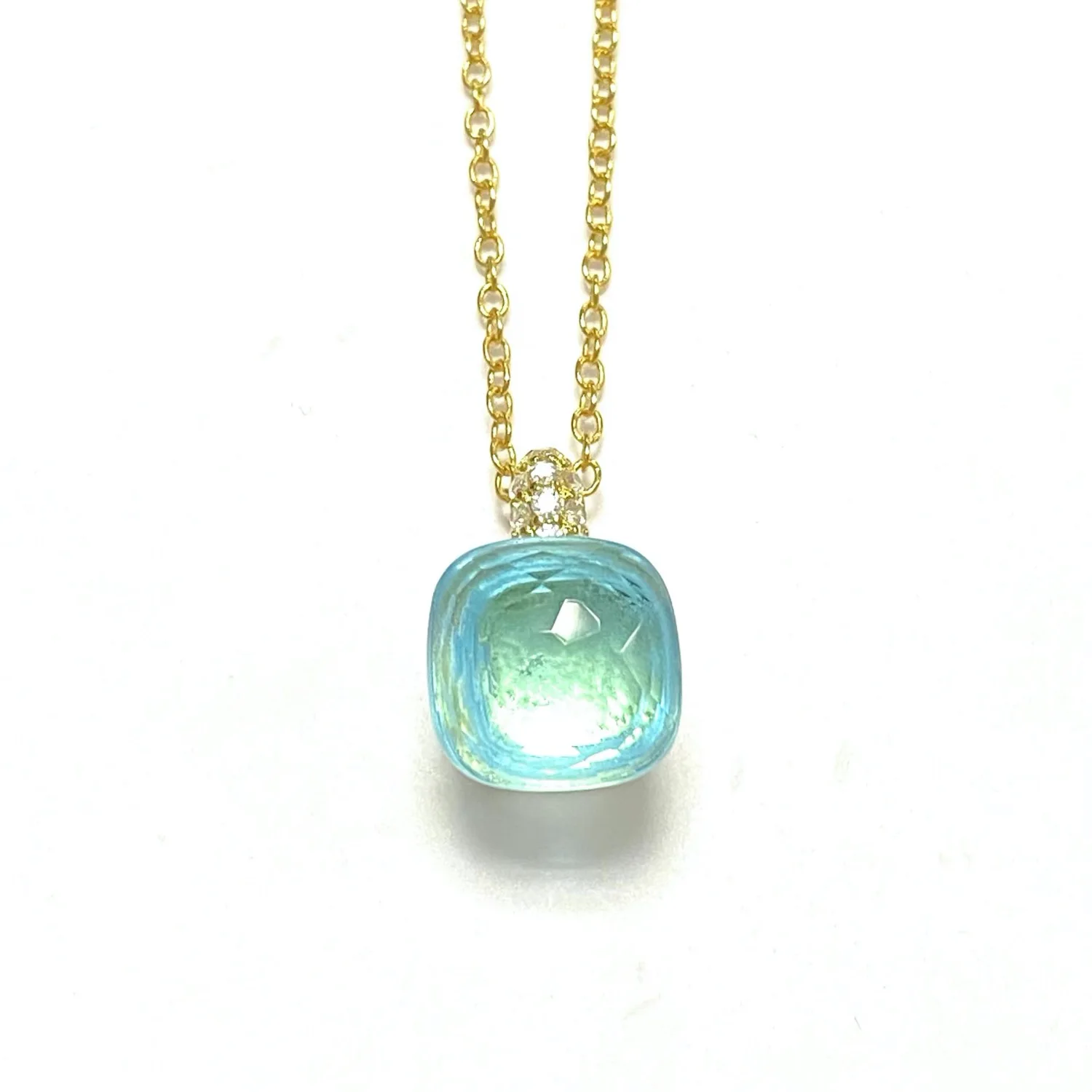 mulheres doce colar inlay zircon transparente moda jóias pingente colar