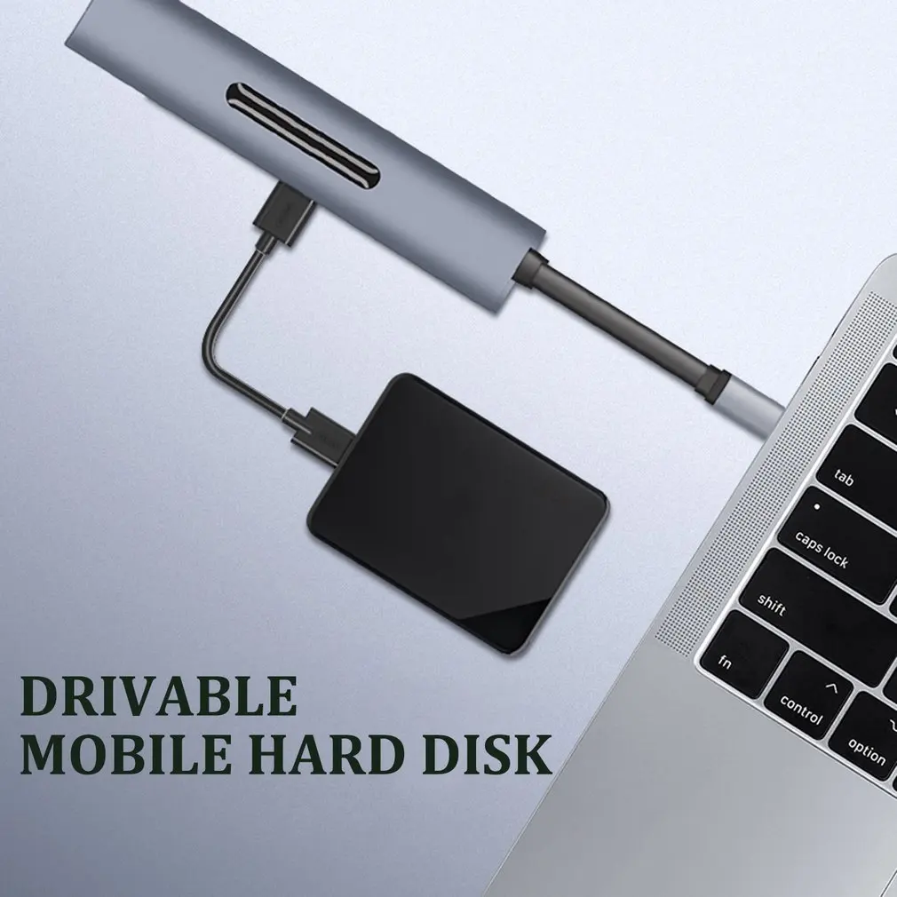 9 в 1 3 док-станция USB C концентратор type-c к HDMI+ VGA с аудио hd-конвертер адаптер для Macbook для samsung адаптер