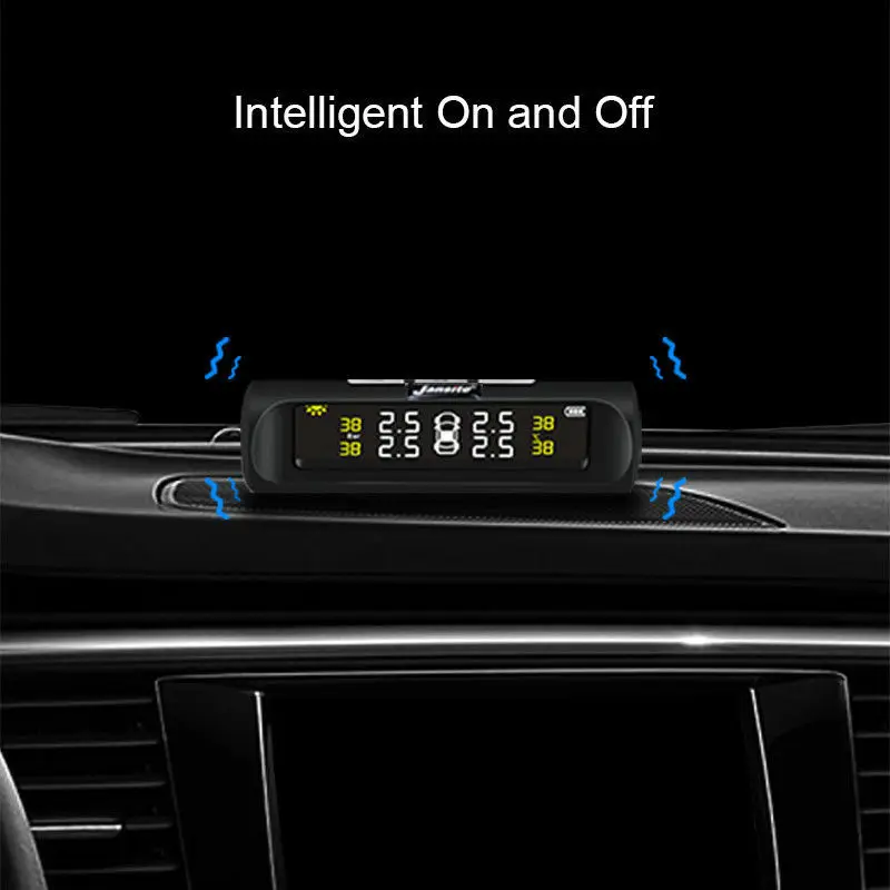 Авто TPMS система контроля давления в шинах Автомобильный дисплей внутренний/внешний Солнечная энергия Предупреждение предупреждение о температуре