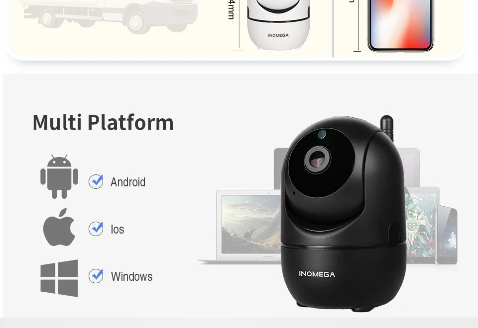 INQMEGA 1080P HD облачная Беспроводная ip-камера интеллектуальное автоматическое отслеживание безопасности дома человека CCTV сетевая камера с wifi