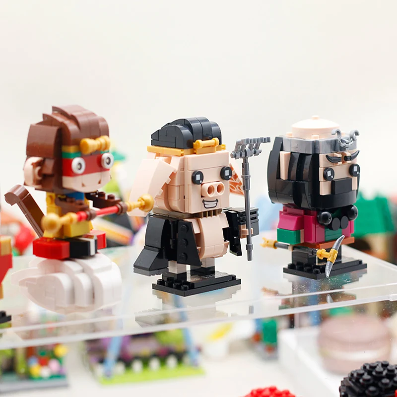 Лоз мини блоки фигурка обезьянки короля Путешествие на Запад игрушки для детей