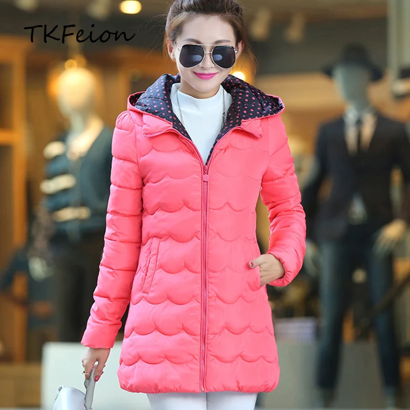 2019 женские зимние куртки-пуховики с капюшоном модные теплые пуховики хлопковой