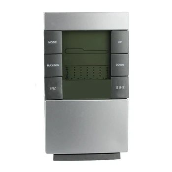 

Calendar Function Battery Powered Indoor Multifunctional Plastic Home Backlight Digital Display With Time Electronic Hygrometer