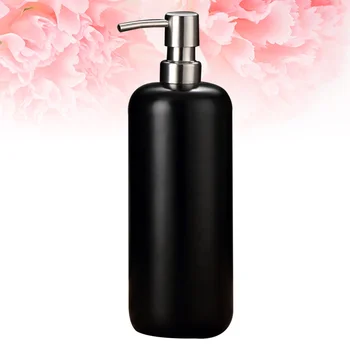 

1PC Lotion Bottle Ceramic Hand Sanitizer Bottle for Home Hotel Bar Mall