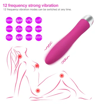 USB Rechargeable Wireless Dildos AV Vibrator Magic Wand for Women Clitoris Stimulator G-spot orgasm Goods Sex Toys for Adults 18 6