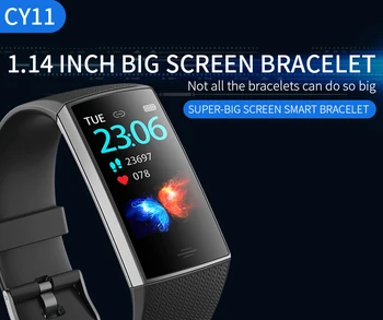 

CY11 smart band waterproof smart watch men women smart wristband bracelet fitness tracker smartband For Android and IOS