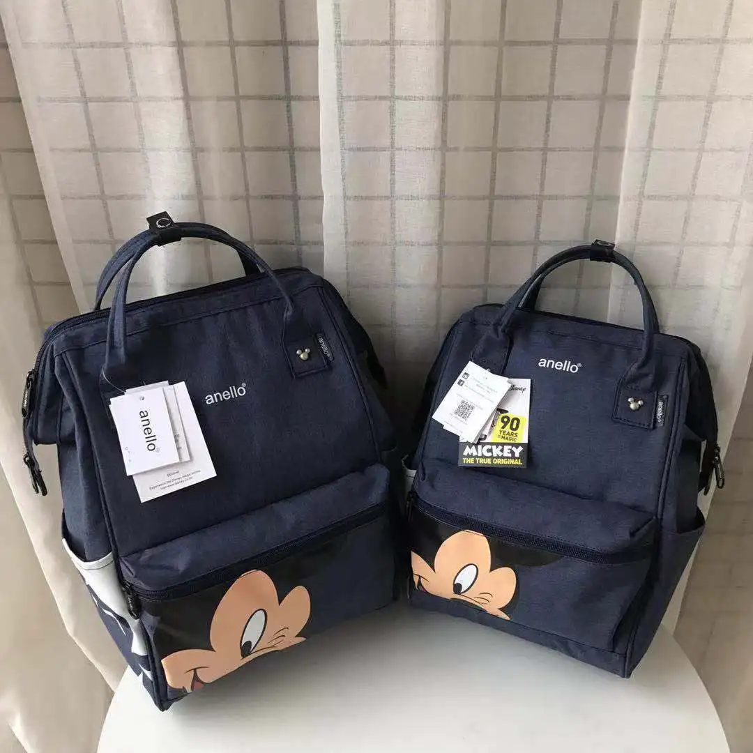 Disney Mickey mouse back pack многофункциональная Большая вместительная сумка для подгузников Водонепроницаемая мужская женская сумка через плечо дорожная сумка - Цвет: 1pcs E