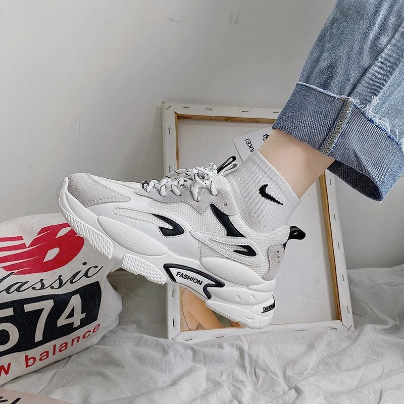 Женские кроссовки на платформе Удобная повседневная обувь Коллекция 2020 года