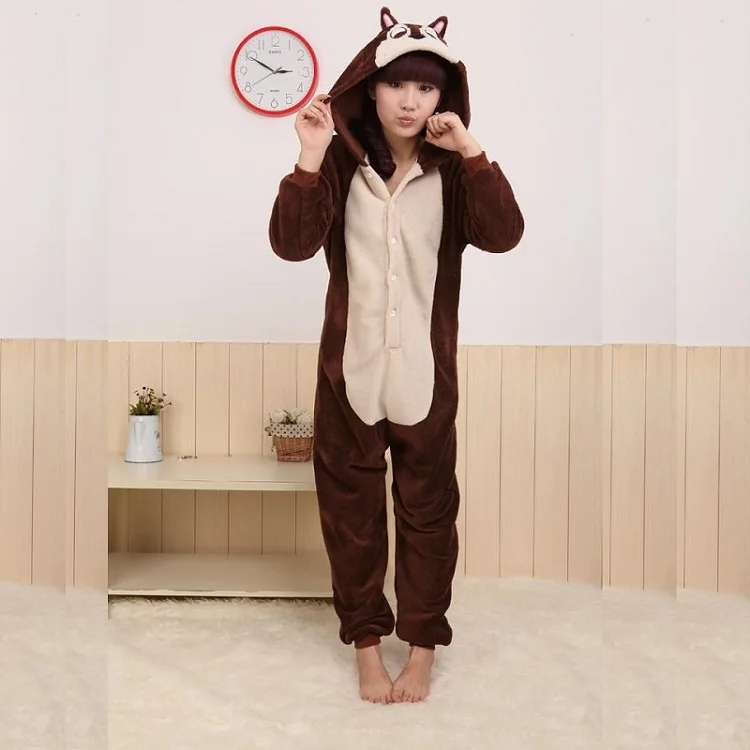 Kaguster Рождество мультфильм костюм Onesie животных пижамы унисекс для мужчин/женщин пара утолщение Симпатичные пижамы динозавр подарок на Хэллоуин