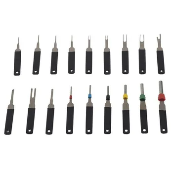

18pcs Wire Terminal Removal Tool Car Electrical Wiring Crimp Connector Pin Kit Hand Held Disassembly Tools