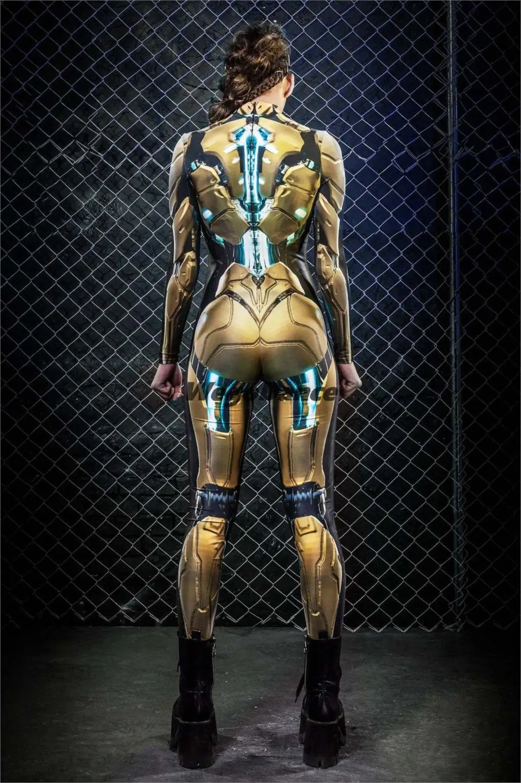 Futuristic 3D Printed Robot Armor Bodysuit Costume Queerks™