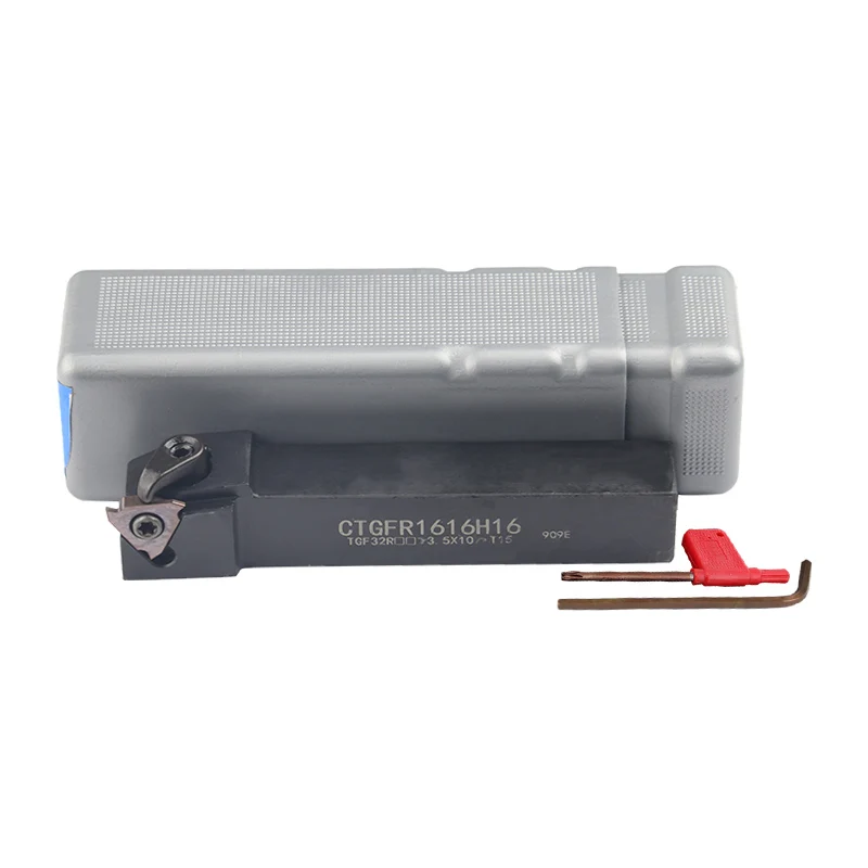 STGFR/L16 STGFR1212/1616/2020/2525 CNC 공구 선삭 TGF32R/L 초경 인서트 외부 홈 커팅보링 바 공구 홀더