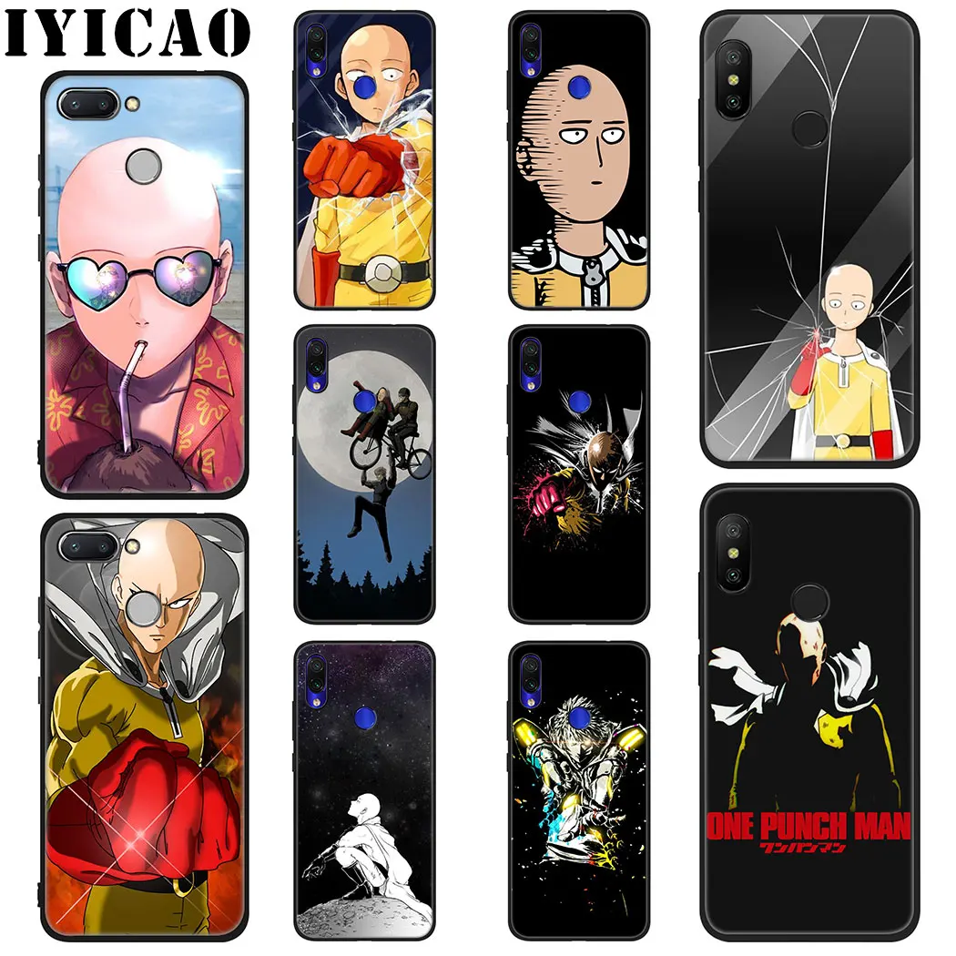 IYICAO One Punch Man Cartoon Soft Silicone Case for Xiaomi Redmi K20 6 Pro 7 7A 6A 5 Plus 5A 4A 4X S2 Go |
