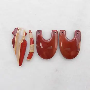 

Natural Gemstane Red River Jasper,Fashion Womean pendant necklace,30x22x5mm，33x5x4mm，16.1g