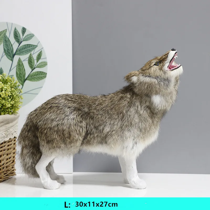 simulation animal dog toy soft shepherd wolf dog animal model exhibition hall home decoration DY80059 (18)