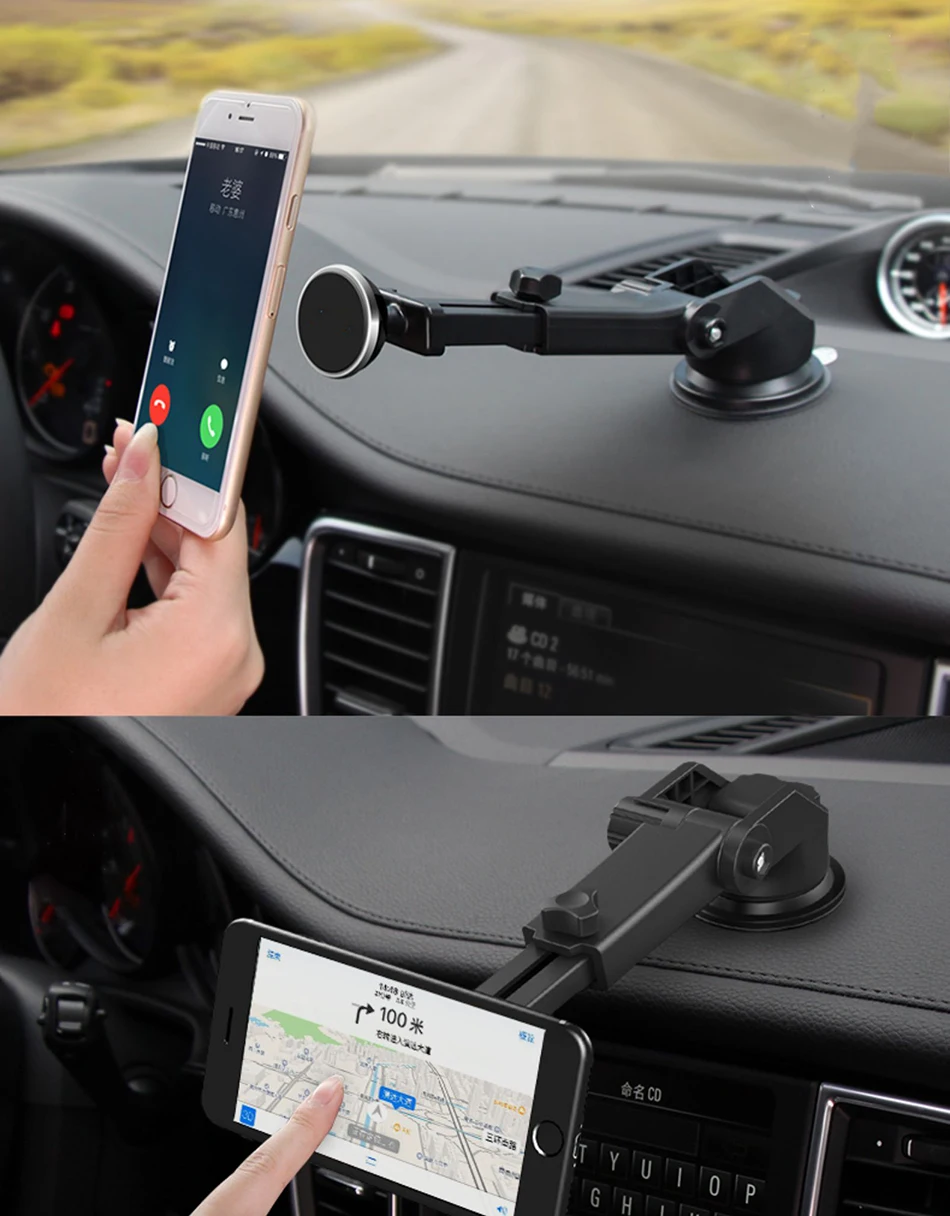 Магнитный автомобильный держатель для телефона samsung Galaxy S10 S9 S8 note 10 9 A50 A70 A5 A8, автомобильный держатель для мобильного телефона, подставка для смартфона