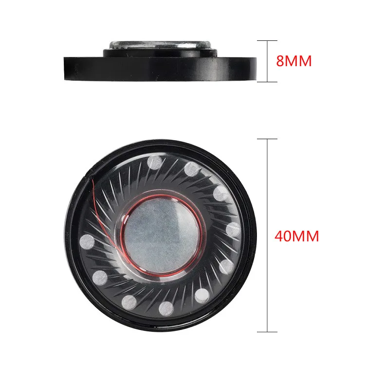 Hifi 40MM Headphone Speaker Unit 32ohm For qc15 qc25 qc35 Diy Headset driver Bluetooth Earphone DIY Bass Neodymium On Sale 2PCS