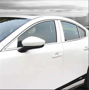 

Stainless steel window trim garnish pillar trim car detector trim for Mazda 3 Mazda3 Axela M3 2019 2020