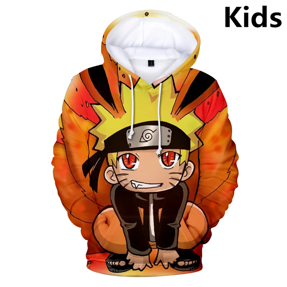 

2 To 12 Years Kids Hoodies Naruto 3D Printed Hoodie Sweatshirt boys girls Harajuku Long Sleeve Jacket Coat children Clothes