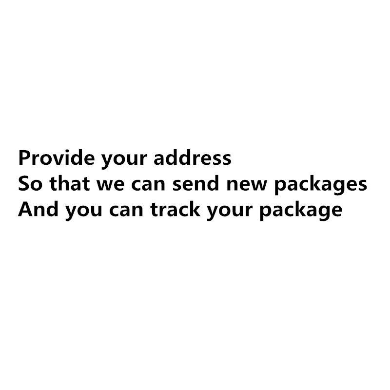 

Resolve everything for you, resend to provide new tracking code