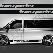 Для 1 комплекта/2 шт RS183 VW TRANSPORTER T4 T5 T6 RACING STRIPES графическая наклейка наклейки стайлинга автомобилей