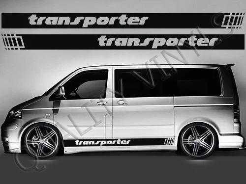 

For 1Set/2pcs RS183 VW TRANSPORTER T4 T5 T6 RACING STRIPES GRAPHIC DECAL STICKERS Car styling