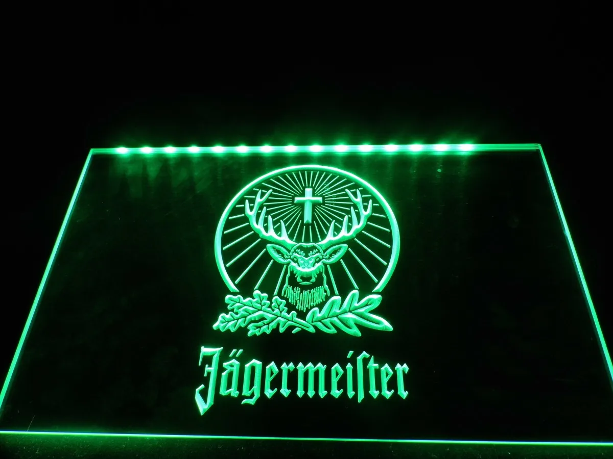 R001 Jagermeister голова оленя светодиодный неосветильник свет знак | Дом и сад