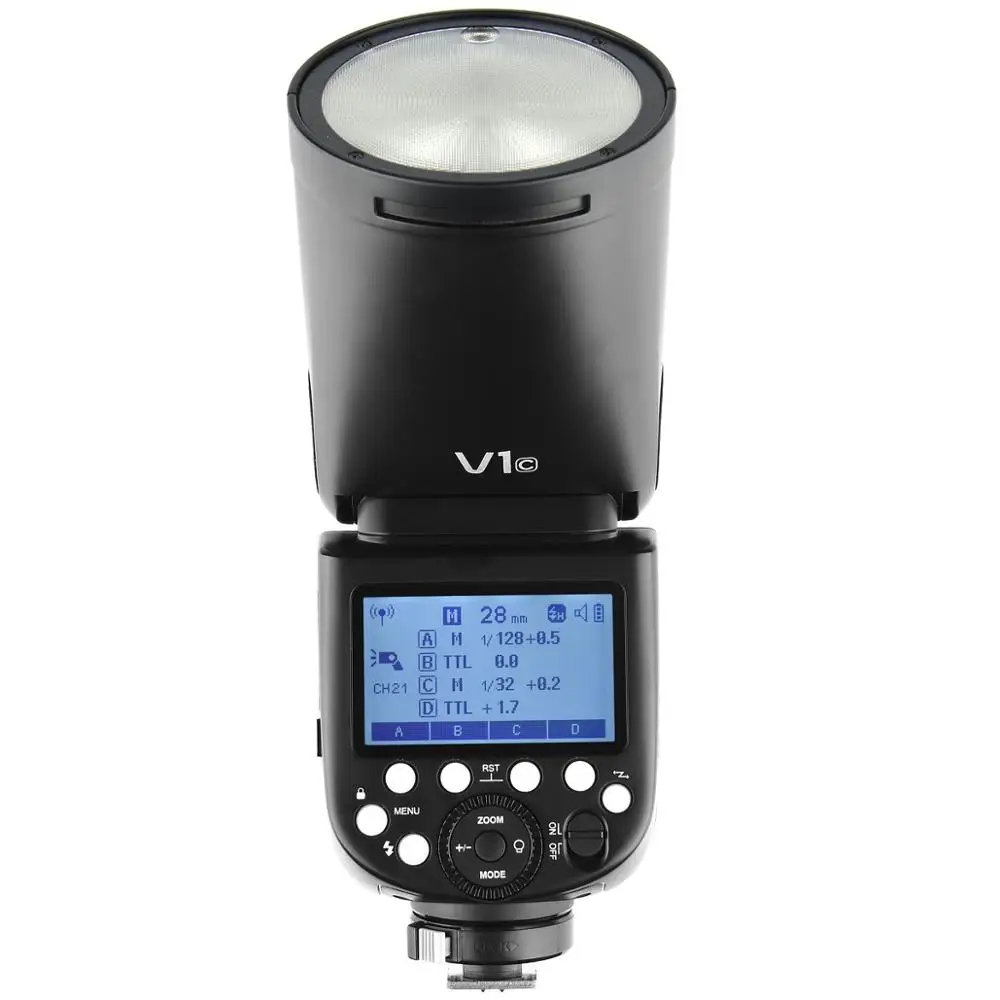 US $299.00 Godox V1 Flash TTL 18000s HSS 2600mAh Lithium Battery Speedlite Flash AKR1 X2T Trigger For Canon Nikon Sony Fujifilm Olympus