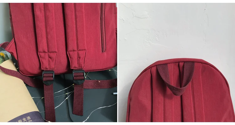 Waterproof Nylon Backpack Women 2020 Shoulder Bag Anti-theft Travel Bagpack Large Backbag School Backpack Teenage Backpack W703