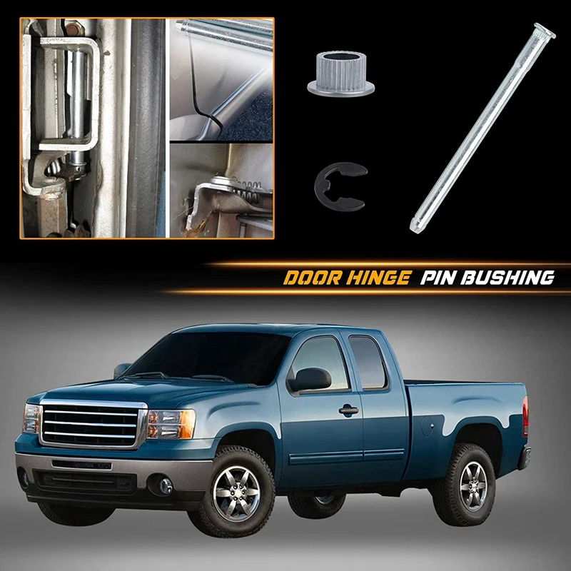 Door Hinge Pin and Bushing Kit for 1994 2004 Chevy S10 Chevrolet Blazer