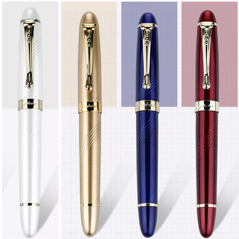 Jinhao качество G перо металлическое модифицированное Caneta каллиграфия круглый корпус цветок тело английская перьевая ручка канцелярские заменители dip Ручка