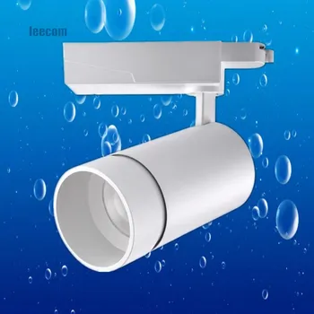 

New Led Cob Track Rail Light 1pcs/lot 25w Spot Light Adjustable Rail Track Lighting Lamp For Mall Exhibition Office Black/white